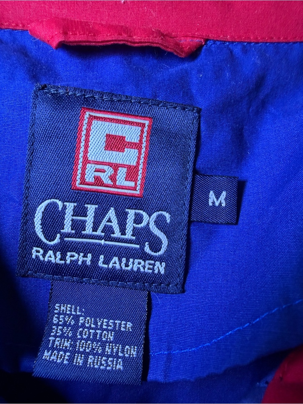 Vintage Chaps M Ralph Lauren Pullover Windbreaker Jacket Coat Gorpcore - Picture 13 of 17